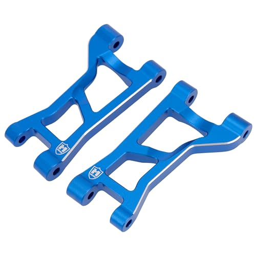 MEUS RACING Aluminum Suspension Arms Kit for Traxxas 1/16 Mini Maxx Upgrade Parts #10731 (Blue) - color: Blue
