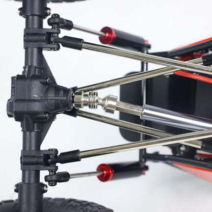 RTR RC 1/10 8504R Off-Road Car 4 * 4 Remote Control Rock Crawler Electric Truck Top Speed 35 km/h 15KG Servo Metal Shock Absorber 2500mAh Lipo Hobby Model for Adult