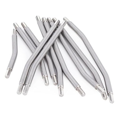 RC Car Upgrade Parts for Axial for SCX10 II 90046 1/10 RC Car Upgrade Parts Stainless Steel 10Pcs Links Rod Set with Ball End 313/324mm Wheelbase - size: 313mm