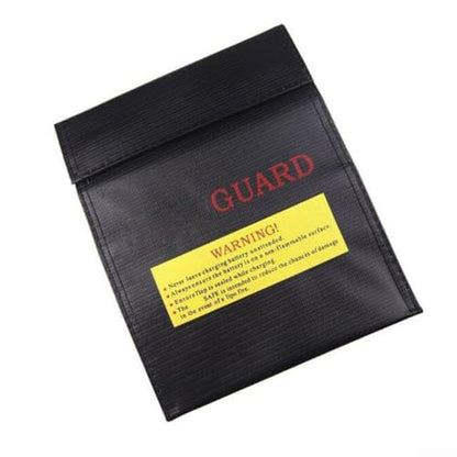 Fire resistant battery safety bag designed for lithium ion charging and storage, suitable for multiple For remote control lithium polymer batteries (18 * 23CM) - size: 18*23CM