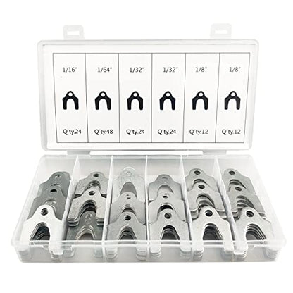 144 Pieces Auto Alignment Body Shim 1/16" 1/64" 1/32" 1/8" Alignment Shims Assortment Set
