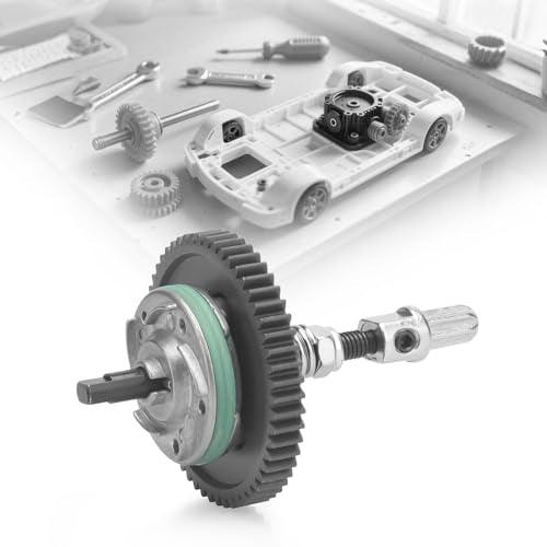 daitoku Differential Gear Complete Slipper Clutch with 32P 15T/17T/19T Pinions Gear Set for Traxxas Slash Stampede Rustle 4X4, Replacement of 6878