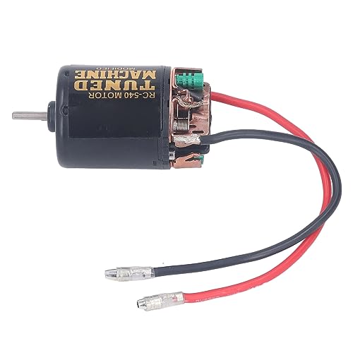 RC Car Universal 540 Brushed Motor with 1/3 Reduction Planetary 13T 80T for 1/14 Tractors 1/10 Crawler Car DIY Modifications (80T)