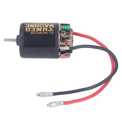 RC Car Universal 540 Brushed Motor with 1/3 Reduction Planetary 13T 80T for 1/14 Tractors 1/10 Crawler Car DIY Modifications (80T)