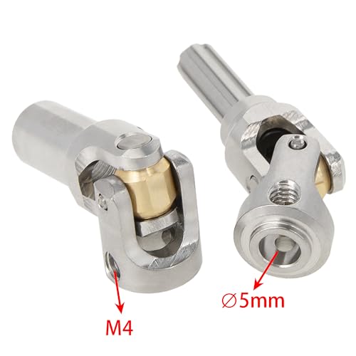 MEUS RACING Universal Driveshaft for SCX10 SCX10 II Wraith TRX4 1/10 RC Crawler Upgrades Parts, 60-77mm - size: 60-77mm