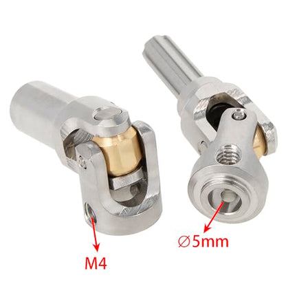 MEUS RACING Universal Driveshaft for SCX10 SCX10 II Wraith TRX4 1/10 RC Crawler Upgrades Parts, 60-77mm - size: 60-77mm