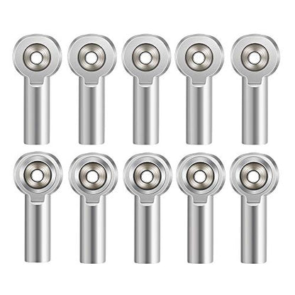 QUE-T M4 Metal Link Rod End Ball for 1/10 RC Crawler Car SCX10II 90046 D90 CC01 Trx4 (Pack of 10) - color: 10pcs