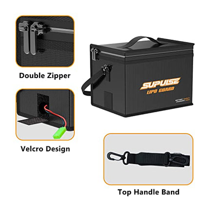 Lipo Battery Safe Bag with 2pcs Small Lipo Safe Bag