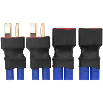 2Pairs Vgoohobby EC2 to T Plug Adapter Connector Female Male Plugs Adaptor for RC FPV Drone Car Boat Lipo NiMH Battery Charger ESC