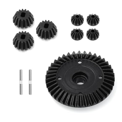 39T Differential Ring Gear 7pcs Bevel Diff Gear #45 Steel Gear Diff Unit for 1/10 Tamiya TT02 TT02B XV02 Upgrade Parts