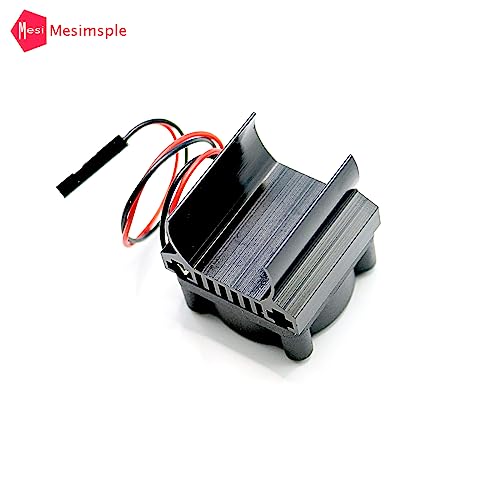 New Alloy Trx4m Motor Cooling Fans for 1/18 TRX4M Motor Heatsink Fan Upgrades Black