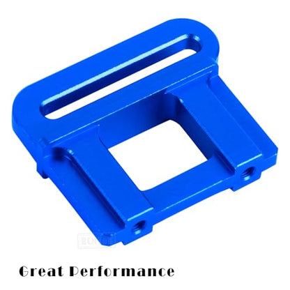 RC Tall Battery Holder Mount Hold Down Upgrades Part for 1/8 6S Maxx Slash / 4WD Sledge,Aluminium Battery Mounting Plate Tray Battery Holder Mount with Strap,Navy Blue - color: Navy Blue- (Upgrades)