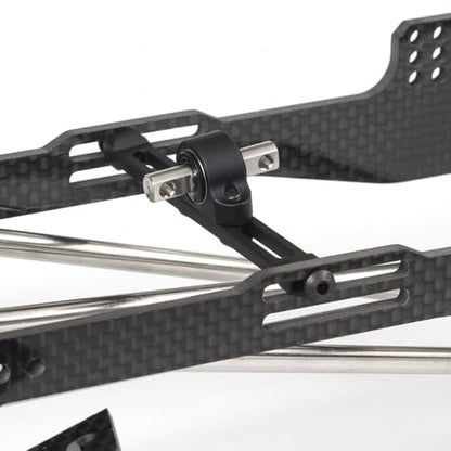 1/10 LCG Chassis Performance RC Crawler Carbon Chassis Frame for Axial AR44 SCX10 II Capra Vanquish F10 Axle (Chassis Kit) - size: Chassis Kit
