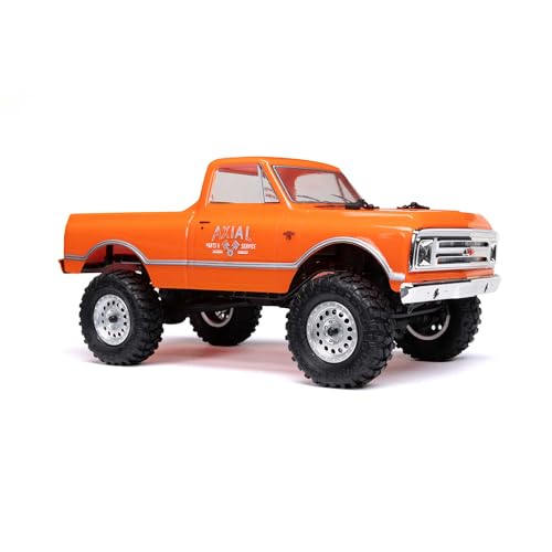Axial RC Truck 1/24 SCX24 1967 Chevrolet C10 4WD Truck RTR (Comes with Everything Needed to Run), Orange, AXI00001V2T3