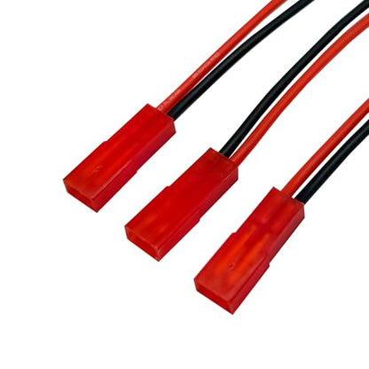 20Pairs 100mm 20AWG Male Female Connector JST Plug Cable for RC BEC Battery Helicopter DIY FPV Drone Quadcopter