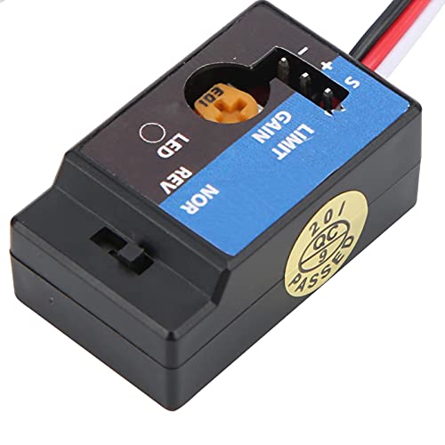 RC Racing Car Mini Auxiliary Gyroscope with SMM System for Drifting High Stability, Analog and Digital Steering Gear Compatible RC Mini Gyroscope Module for WPL D12