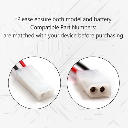 (2-Pack) 7.2V 800mAh Ni-Cd Battery for OSI OSA279, XLT20 Fisher | Fits Power Sonic A6090-2/A60902, NIC0623 and CUSTOM289 emergency lights; includes MINI-9030EC connector.