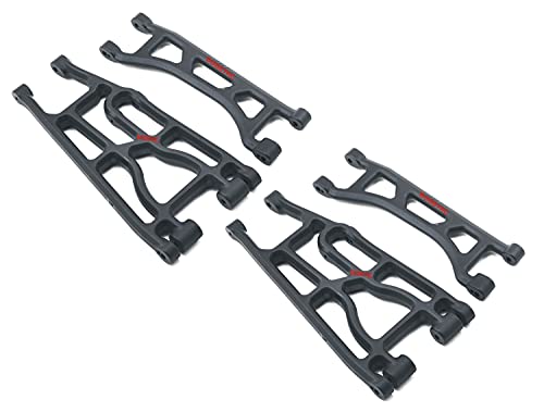 RPM A-Arm Set Front OR Rear Upper Lower Suspension Arms (Not Compatible with Wide Arm kit)(Black) For Traxxas X-Maxx
