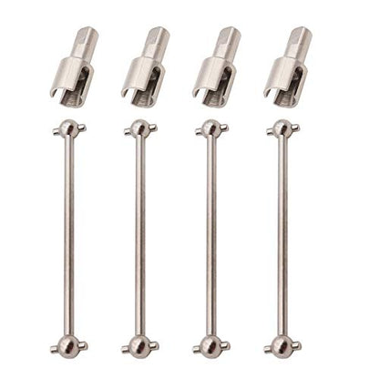 Metal 4PCS Rear Dogbone shafts & 4PCS Differential Cups RC Cars Upgrade Parts for WLtoys 144001 1/14 RC Car Truck Buggy Replacement Accessories