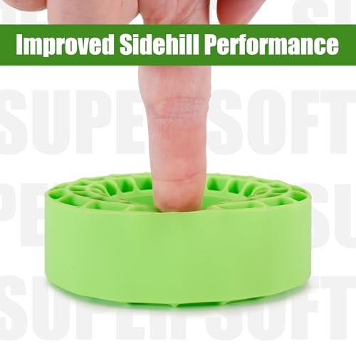 INJORA 1.55" Silicone Rubber Insert Foam for 95-97mm Tires(Green) - color: Green