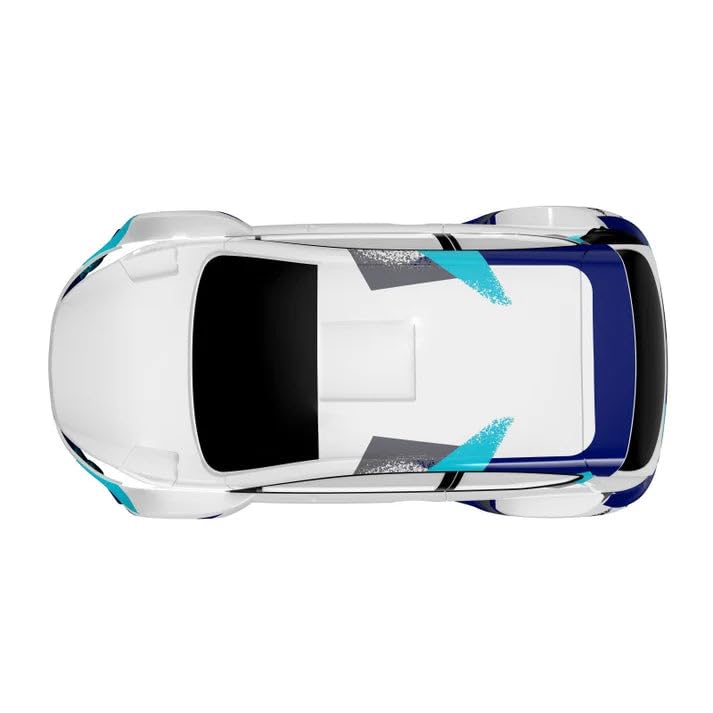 Rlaarlo White XTS Rally 1.2mm PC Car Body for XTS-F10 RC Rally Car – Pre-Painted White Polycarbonate Body Shell - color: White