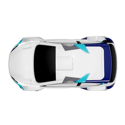 Rlaarlo White XTS Rally 1.2mm PC Car Body for XTS-F10 RC Rally Car – Pre-Painted White Polycarbonate Body Shell - color: White