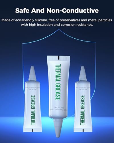 Creality 3D Printer Thermal Grease, High Thermal Conductivity, 250°C High-Temperature Resistant Paste for 3D Printer Hotend&Nozzle, Suit for All FDM 3D Printer (2Pack) - style: Thermal Grease