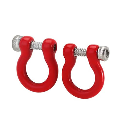 INJORA D Rings Tow Hooks with M1.4 Screws for FCX18 LC80 TRX4M Defender