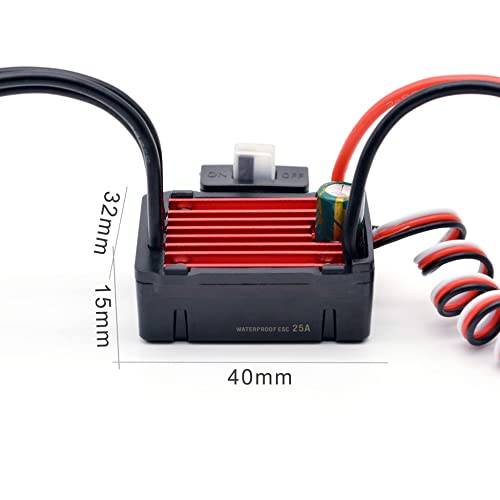 Hobby WP 1625 25A Brushed ESC Vehicle Speed Controller (1/16 1/18 Scale)