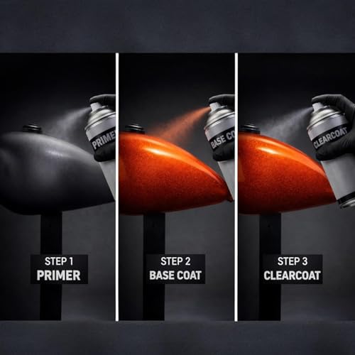 LiME LiNE Candy Pearl Basecoat Aerosol Spray Paint - Automotive Custom Car Paint for Pro Results - No Spray Gun Needed (Tangerine Orange) - color: Tangerine Orange
