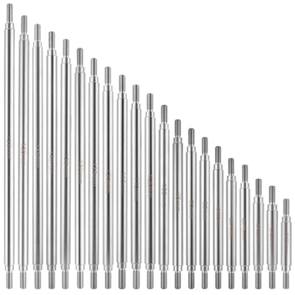 RC Stainless Steel Suspension Links Chassis Linkage Set 100mm | For 1/10 Scale SCX10 TRX4, RC Crawler - size: 100mm