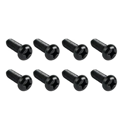 8PCS M6-1.0 x 16mm Car License Plate Screws,Stainless Steel Cars License Plate Bolts Screws as Replacement Parts,Pan Head Cars Licence Plates Screw Set Car Accessories (M6-1.0 * 16mm) - color: M6-1.0*16mm