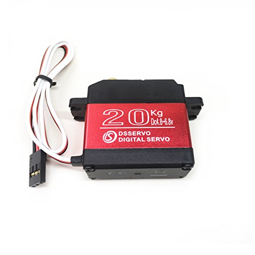 20KG Digital Servo High Torque Full Metal Gear Waterproof for RC Model DIY, DS3218MG,Control Angle 270° - size: 20kg-270°（digital）