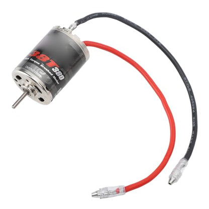 380 RPM Brushed Motor, Low Friction Stainless Steel Motor for High Performance RC , Miniature Robotics, and DIY Projects