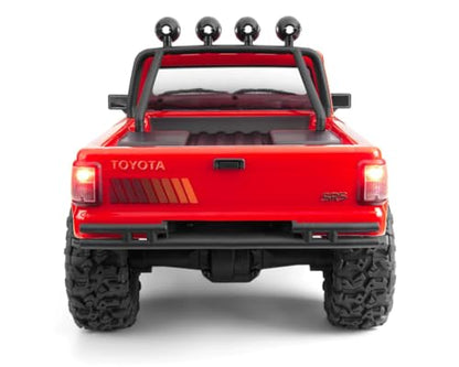 Helidirect HPI Venture18 Brushed 1985 Toyota Hilux SR5 1/18 RTR 4WD w/2.4GHz Radio TX, Battery & Charger - Remote Control Crawler, RC Rock Crawler 1/18 4WD Off-Road for Adults (Red (HPI160801)) - color: Red (Hpi160801)