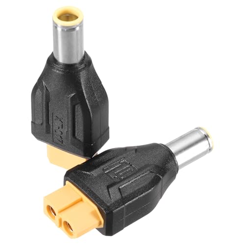 MECCANIXITY 2 Pack XT60 Adapter, XT60 Female to DC7909 Male 7.9 x 0.9mm Wireless Adapter, XT60 Connectors Wireless for Laptop Power Supplies - style: XT60 Female to DC7909 Male
