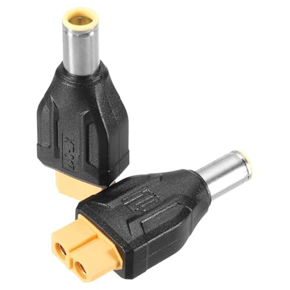 MECCANIXITY 2 Pack XT60 Adapter, XT60 Female to DC7909 Male 7.9 x 0.9mm Wireless Adapter, XT60 Connectors Wireless for Laptop Power Supplies - style: XT60 Female to DC7909 Male