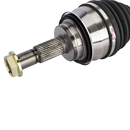 TRQ Front Driver or Passenger Side CV Axle Assembly Neoprene | for 2010-2023 Lexus GX460 2003-2009 Lexus GX470 2003-2023 Toyota 4Runner 2007-2014 Toyota FJ Cruiser +1 more 4WD Neoprene - style: CSA82161