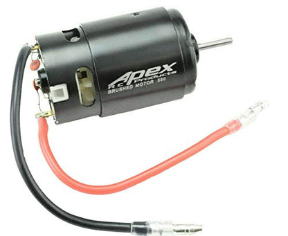 Apex RC Products 12/21 / 27/35 Turn 550 Brushed Electric Motor (21 Turn) - size: 21 Turn