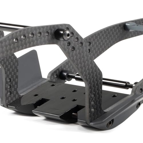 Carbon Fiber LCG Custom Build Chassis Kit and Links Set for 1/10 RC Rock Crawler High Clearance Extreme Breakover (Chassis Kit) - style: Chassis Kit