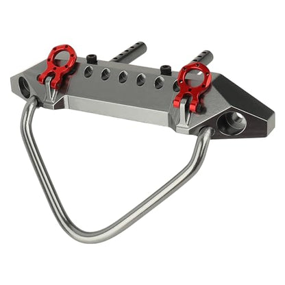 Aluminum Alloy Adjustable Front Bumper for Axial 1/10 RC Crawler TRX4 SCX10 I II 90046 90047 SCX10 PRO Metal Upgrade Part