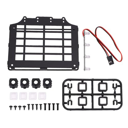 SUNGOOYUE Rc Car Roof Rack Scale Rc Roof Rack, Cross Bars Metal for Mjx H12Y 112 Offroad Crawler