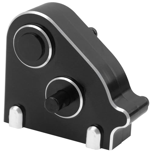 Metal Transfer Case Gearbox Transmission Gearbox Compatible with MN128 MN86 MN86K MN86S MN86KS 4WD G500 1/12 RC Crawler Car Upgrade Part (Black) - color: Black