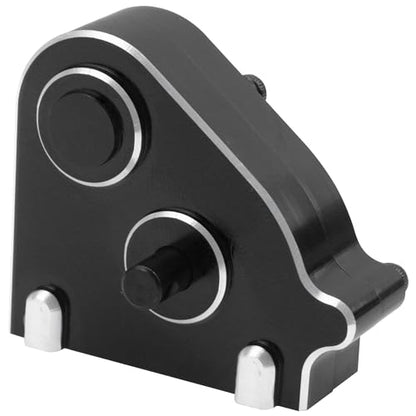 Metal Transfer Case Gearbox Transmission Gearbox Compatible with MN128 MN86 MN86K MN86S MN86KS 4WD G500 1/12 RC Crawler Car Upgrade Part (Black) - color: Black