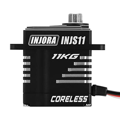 INJORA 11KG High Torque Coreless Servo for 1/18 1/24 RC(Side Wire Exit)
