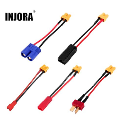 INJORA XT30 to JST-RCY JST PH2.0 TRX-4M T-Style EC3 Battery Adapter Cable