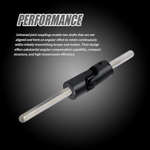 15mm to 15mm Universal Joint Coupling, D28 L70 Carbon Steel Rotatable Steering Shaft U Joint Coupler Motor Connector for DIY Model RC Car Robot - size: D28-L70-H15, style: No Keyway