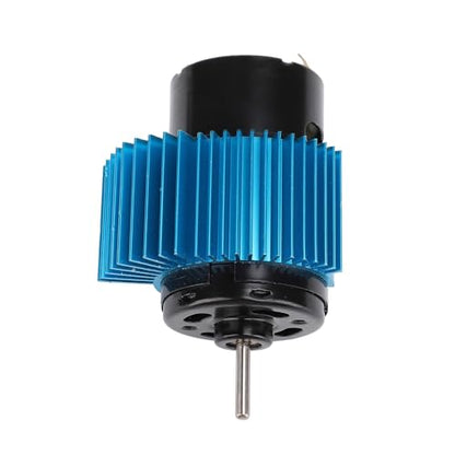 Alomejor 550 RC Car Motor, Brushed Motor with Cooling Fan and Heat Sink for Axial SCX10 HPI JL 90046 Slash 1:10 RC Crawler (29T) - size: 29T