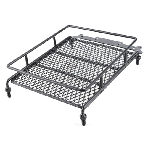 RC Crawler Car Metal Roof Rack Luggage Rack, Durable Accessories for 1/10 1/8 RC Crawler Car, Made of Metal Material (M(66x45x17cm/26x17.72x6.69in))