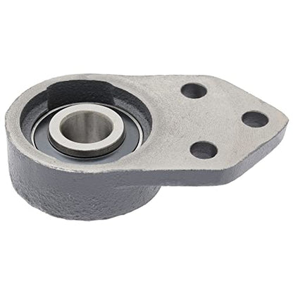 [2-Pack] UCFB204-12 - 3-Bolt Flange-Mount Ball Bearing Unit, Insert Bearing UC204-12, Cast Iron Housing FB204, Bore Shaft 3/4 in (19.05 mm), Set Screw Locking, 4.25 in (107.95 mm) Overall Length